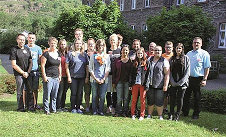 Die neuen Auszubildenden im Kloster Ebernach. privat