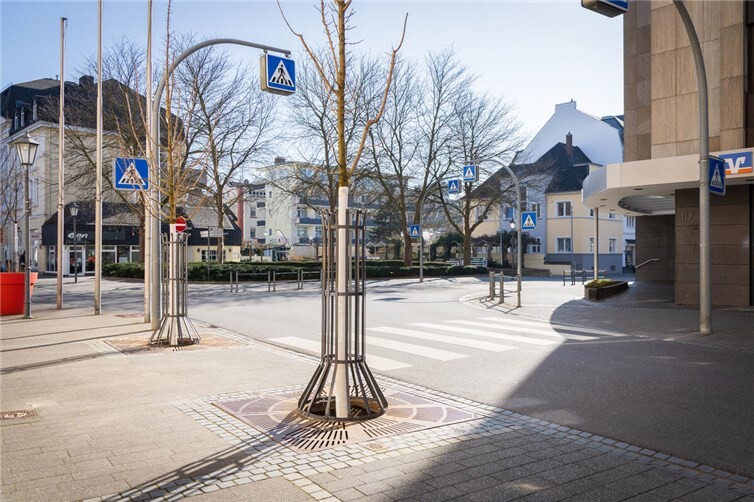 Die neuen Baumgitter in der Innenstadt von Bad Neuenahr-Ahrweiler