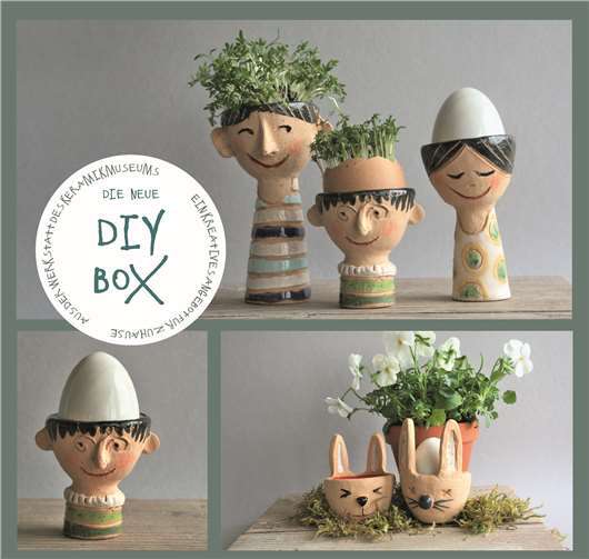 Die neuen DIY Boxen aus dem Keramikmuseum in Höhr-Grenzhausen sind da! Foto: Keramikmuseum Höhr-Grenzhausen