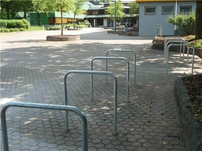 Die neuen Fahrradständer. Foto: GiK