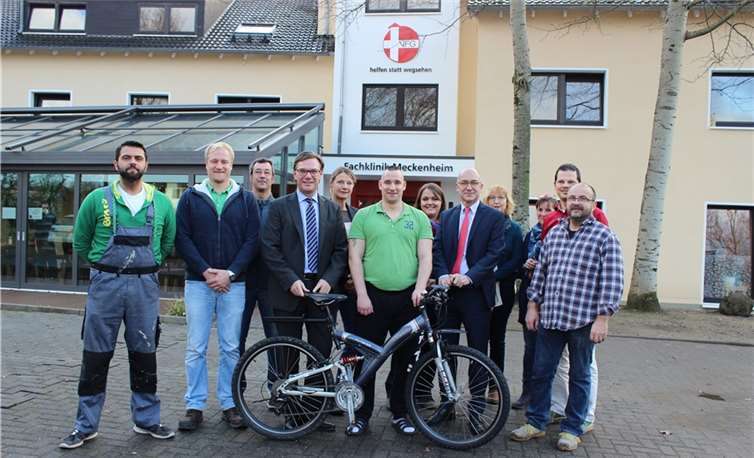 Die neuen Fahrräder werden auch zur Sporttherapie eingesetzt.Privat