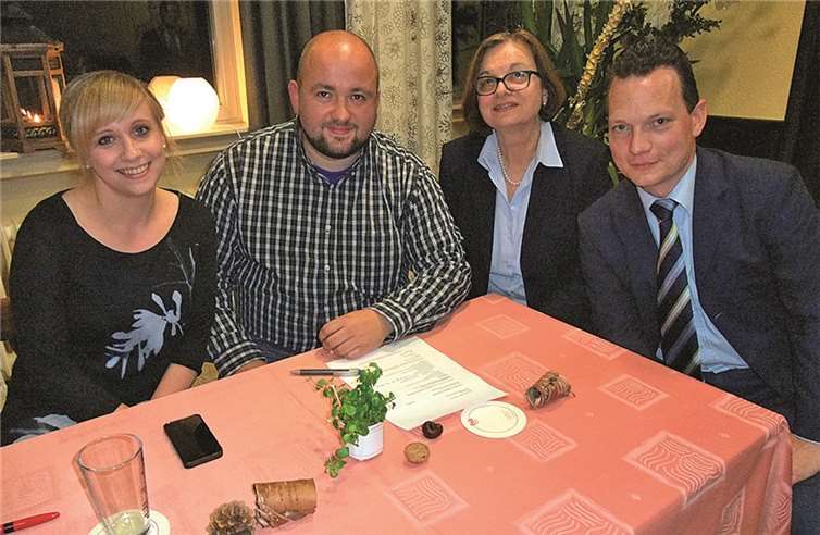 Die neuen Fraktionsmitglieder der Rheinbacher FDP (v.l.): Dana Euskirchen, Sebastian Ruland, Gabriele Papenkort und Markus Ressel. privat