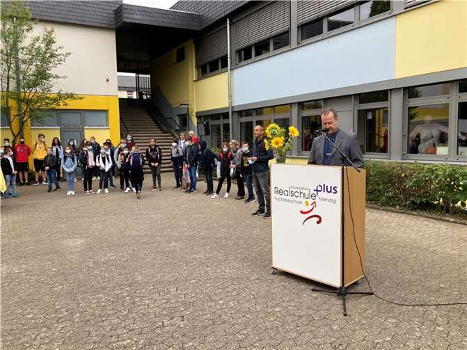 Die neuen Fünftklässler hatten trotz der vielen Einschränkungen einen guten und freudigen Start.Foto: privat