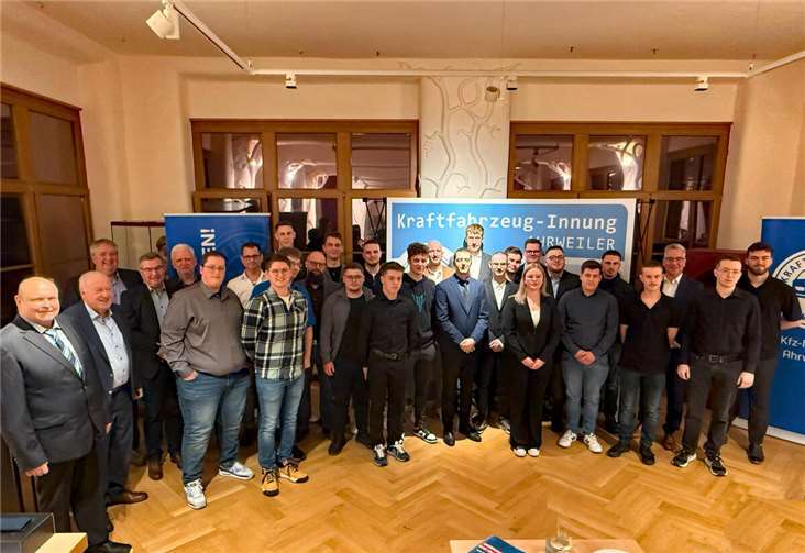Feierliche Lossprechungsfeier Die neuen Gesellen. Foto: ROB