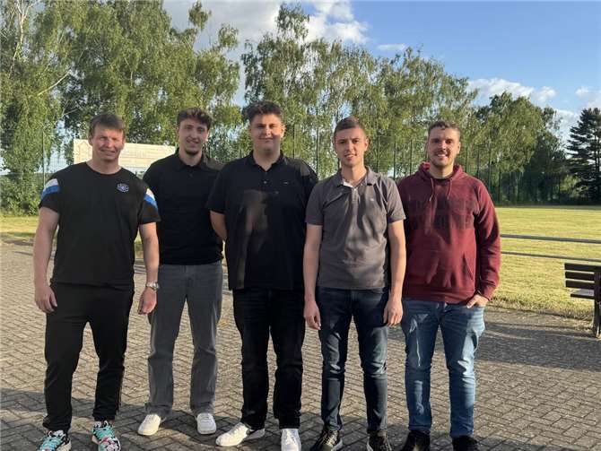 Die neuen Gesichter im Vorstand: v.l. Alexander Winzer, Nico Holstein, Maximilian Schmahl, Marvin Sonntag, Niklas Sonntag. Foto: privat