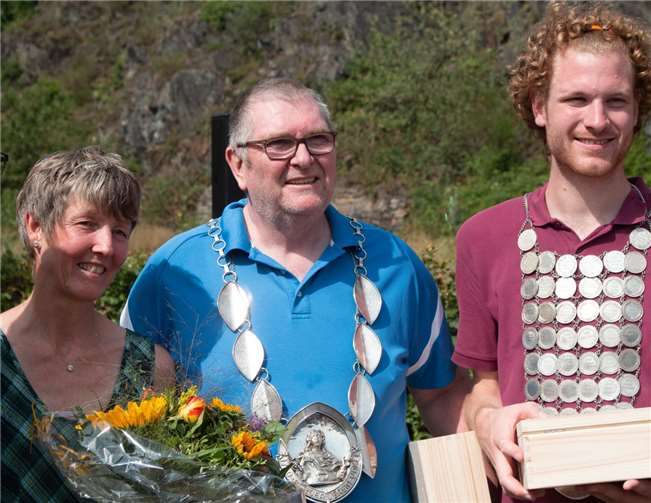 Die neuen Könige Matthias Wester und Tobias Wallek.