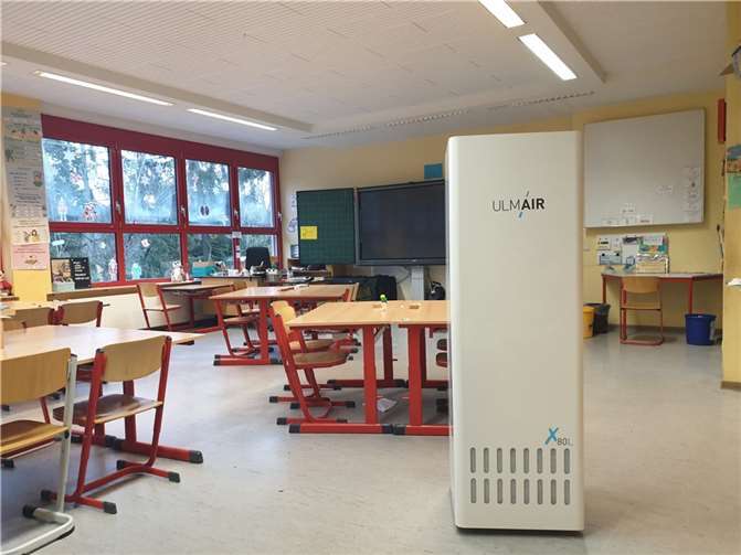 Die neuen Luftreiniger. Quelle: VG Weißenthurm