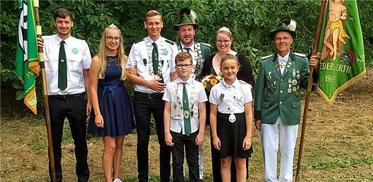 Die neuen Majestäten der Niederwerther Schützen.