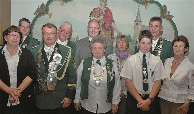 Die neuen Majestäten der St. Sebastianus-Schützenbruderschaft Villip.RFW