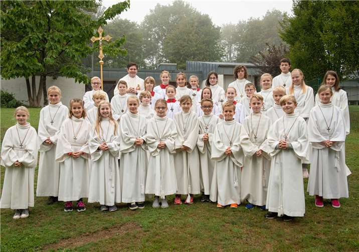 Die neuen Messdiener. Foto: Martin Bärtges