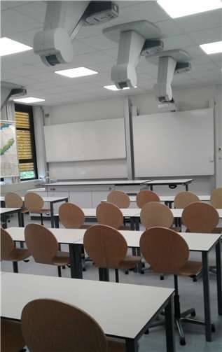 Die neuen Räume für Physik und Chemie sind bereits fertig.