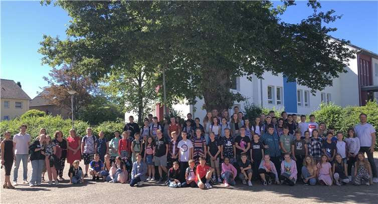 Die neuen Schülerinnen und Schüler wurden begrüßt.  Foto: Kurfürst-Balduin-Realschule plus und Fachoberschule Kaisersesch