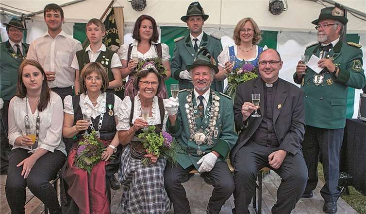Klaus Wolber errang die Würde des Schützenkönigs 