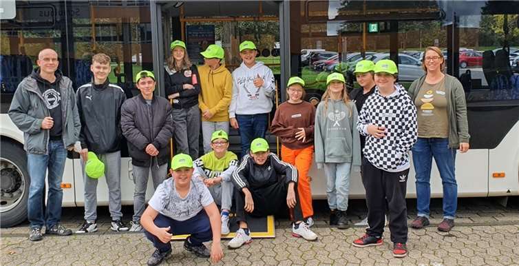 Die neuen Schulbusbegleiter. Quelle: Realschule plus an der Römervilla