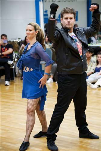 Die neuen Süddeutschen Meister Sabine Rebmann und Markus Hafen aus Heilbronn.