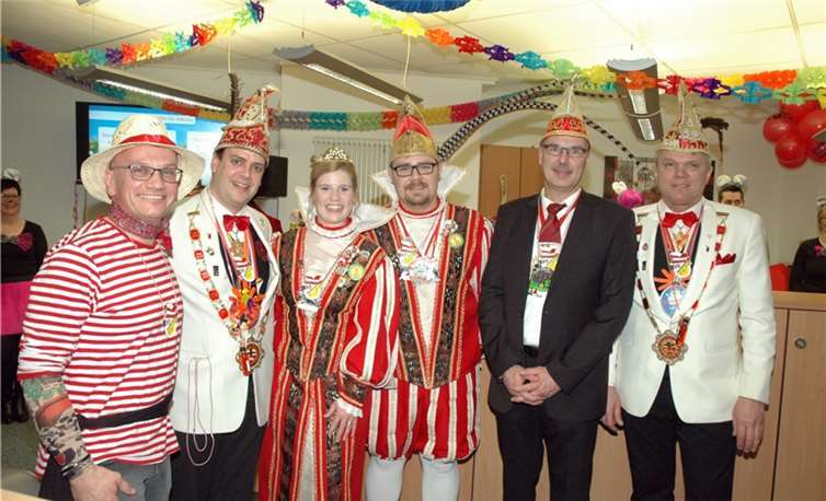 Die neuen Träger des Müllenbacher Prinzenorden.UM