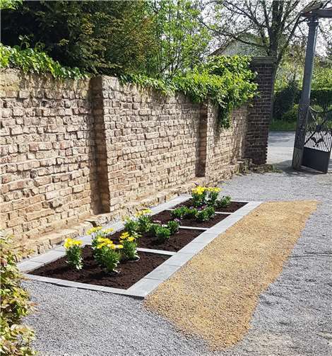 Die neuen Urnengrabbeete. Quelle: Stadt Rheinbach