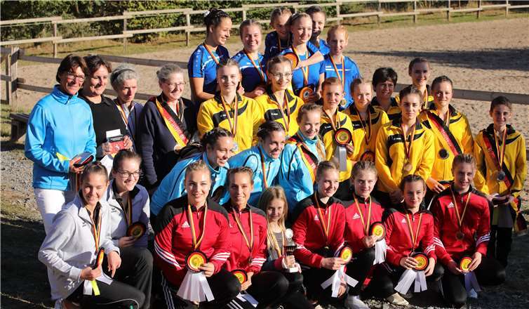 Die neuen Verbandsmeister Rheinland-Nassau Voltigieren 2018. Dr. Kâlogrêant S. Dittmer