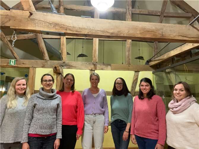 Die neuen Vorstandsmitglieder von links nach rechts: Sandra Trimborn, Angelika Kohler, Julia Krumbein, Christine Sanchez-Rodrigo, Katharina Hofsommer, Anna von der Mark, Cassandra Franke, Christine Wachendorf (nicht auf dem Foto). Foto: privat