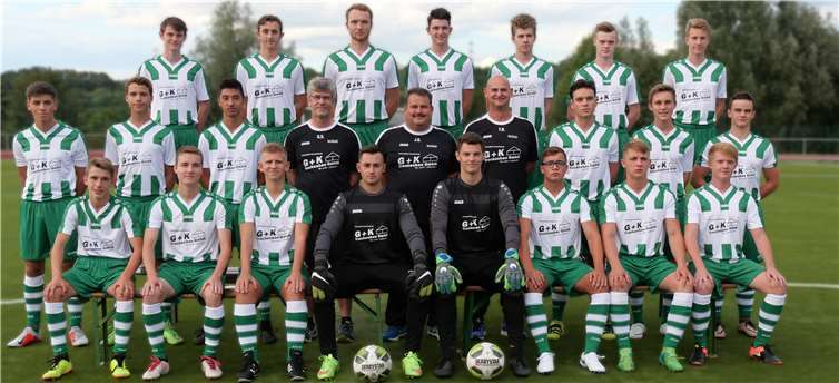 Die neuformierte A-Jugend der JSG Rheinhöhen Vallendar. privat