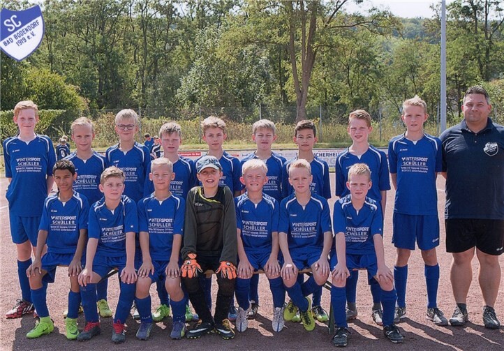 Die neuformierte D-Junioren-Mannschaft des SC Bad Bodendorf.privat