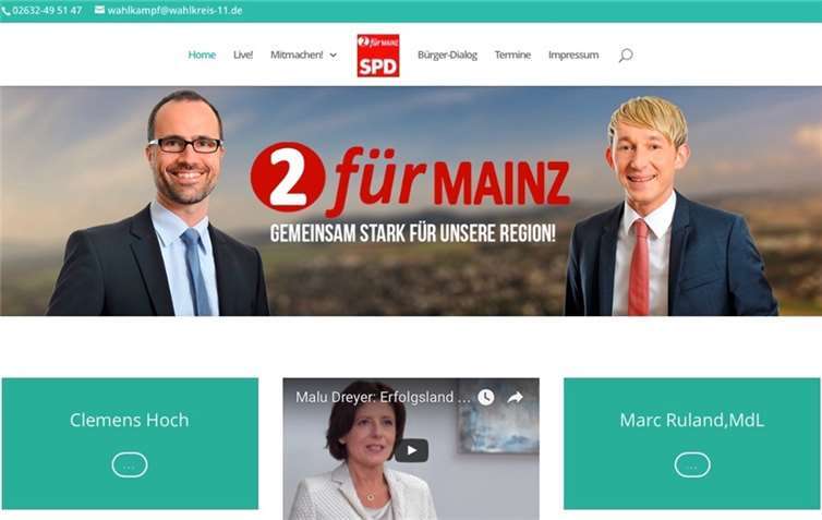 Die neugestaltete Website soll den Austausch mit den Bürgern in den Vordergrund rücken. privat