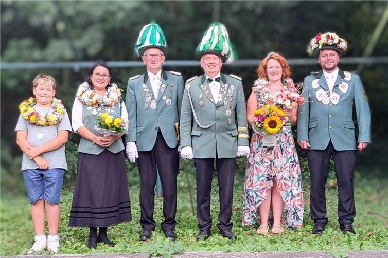 Die noch amtierenden Oberdreeser Majestäten.