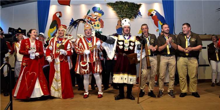 Die (noch nicht proklamierten) Tollitäten aus Rheinbach ,Wormersdorf und Queckenberg waren zu Besuch. privat