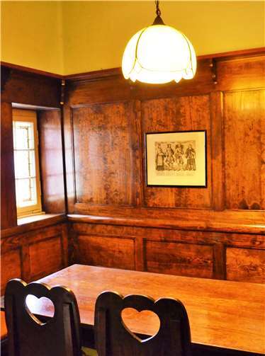 Die noch original erhaltene Wohndiele.