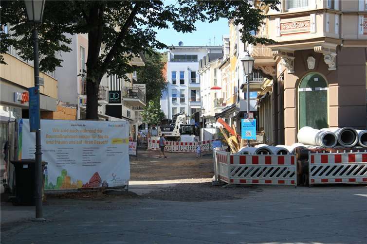 Die nördliche Poststraße soll Ende Oktober fertig sein. Foto: GS