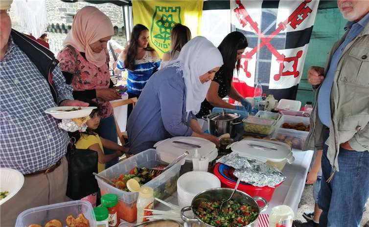 Die orientalische Küche war stark gefragt bei „Andernach schmeckt“. Foto: privat