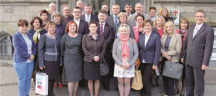 Die polnische Delegation besuchte unter anderem den Landrat des Kreises Neuwied. privat