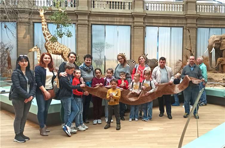 Die präparierte Haut einer Python flößte besonders den Kindern erheblichen Respekt ein. Sie wurde dem Museum Koenig von der Zollverwaltung als Dauerleihgabe zur Verfügung gestellt und dient seither als authentisches Anschauungsmaterial.  Foto: privat