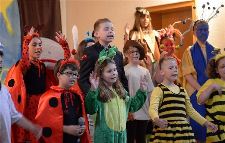 Die quirlig, muntere Auflage des Musicals „Wir in unserem Garten“.Privat