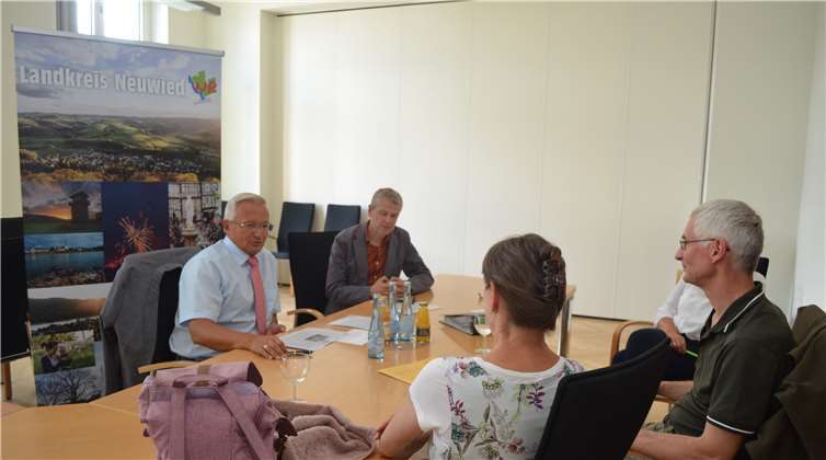 Die regelmäßige Sprechstunde, die Landrat Hallerbach seit Januar anbietet, wird gerne genutzt. 