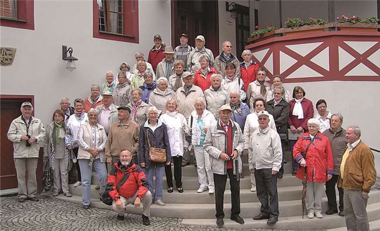 Die reisefreudigen Gladbacher Kolping-Senioren auf ihrer Jahrestour.  Privat