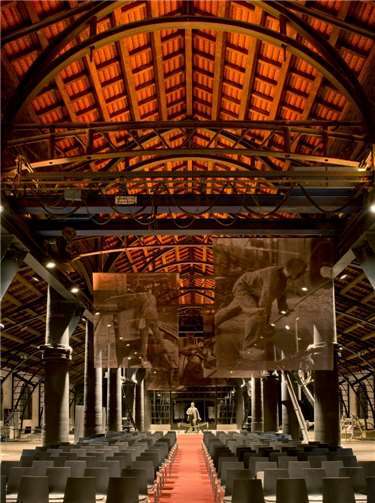 Die restaurierte Gießhalle.Privat