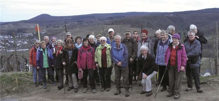 Die schöne Strecke führte auch durch die Weinberge. privat