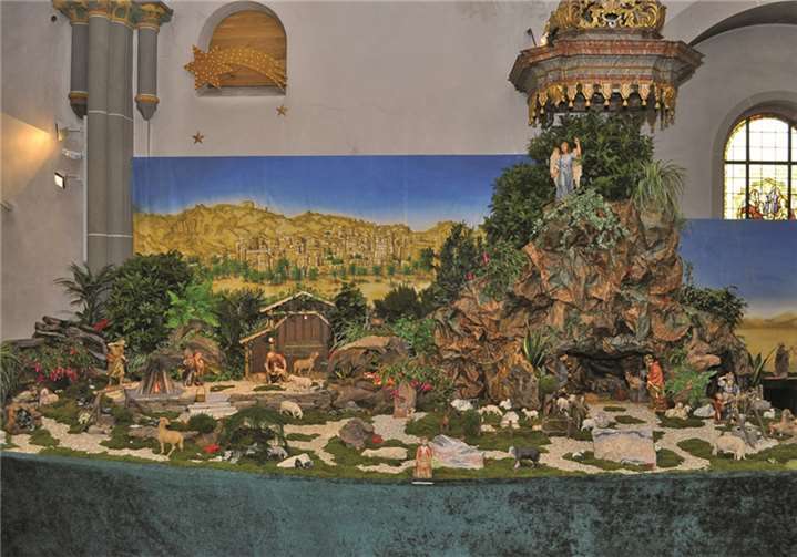 Die schöne Weihnachtskrippe können Besucher noch am 25. Januar in der Pfarrkirche besuchen.Valerius Mies