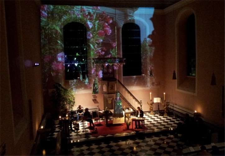 Die schöne barocken Oberwinterer evangelische Kirche. Privat