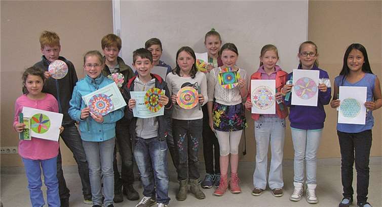 Die schönsten Mandalas wurden prämiert. Privat