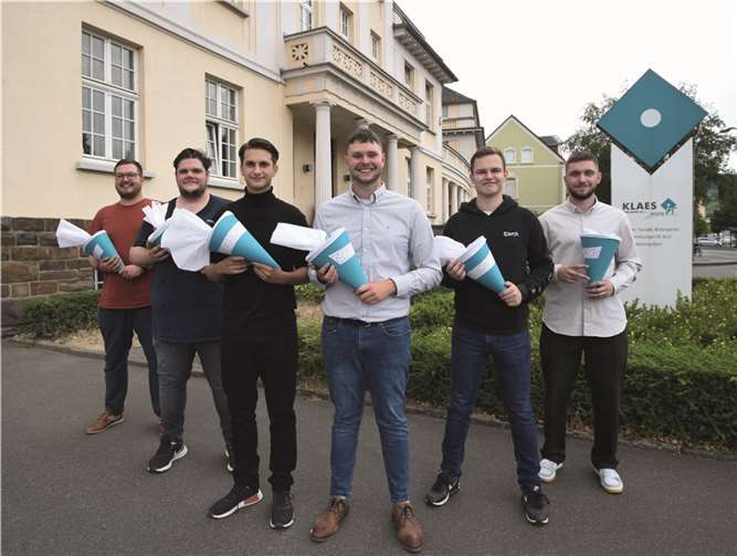 Die sechs Neuen bei Klaes (v.l.): Simon Heimes, Marlon Kröll, Seth Kirsch, Marlon Scherhag, Felix Müller und Dawid Nicke. Foto: privat