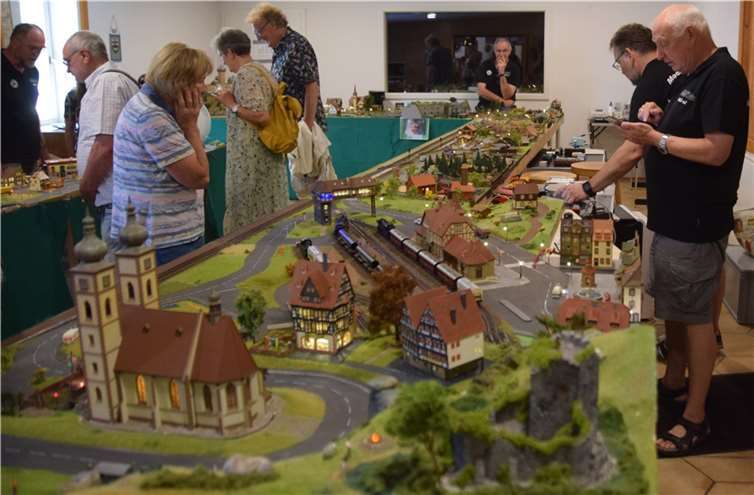 Die sehenswerte H0-Anlage.  Foto: privat