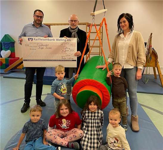 Die sehr beliebte Flug- und Motorikschaukel von Mawi konnte angeschafft werden.  Foto: privat