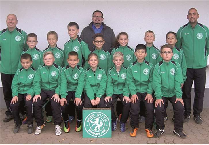 Die sehr erfolgreiche E-Jugend des SpVgg Bendorf. SpVgg Bendorf