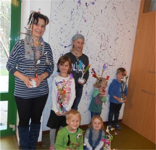 Die selbst gebastelten Traumfänger können sich sehen lassen. privat