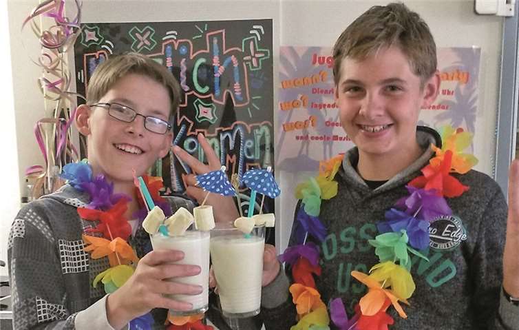 Die selbstgemixten Cocktails waren ein Renner während der Beach Party.