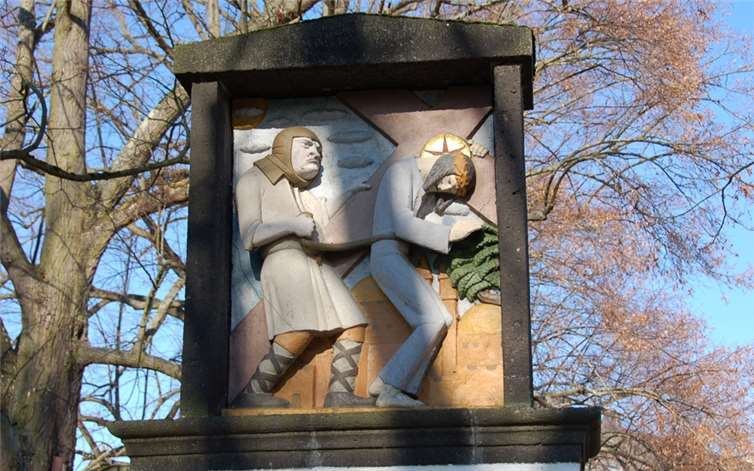 Die sieben Fußfällen stellen den Leidensweg Jesu dar.Privat