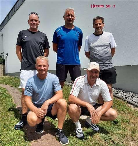 Die siegreiche Herren-Mannschaft 50-1.  Foto: privat