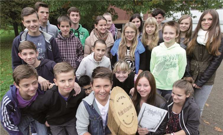 Die siegreiche Klasse 8RbPrivat